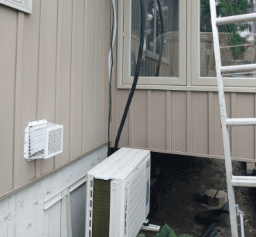 AC & ductless mini-split installed by Relica Comforts
