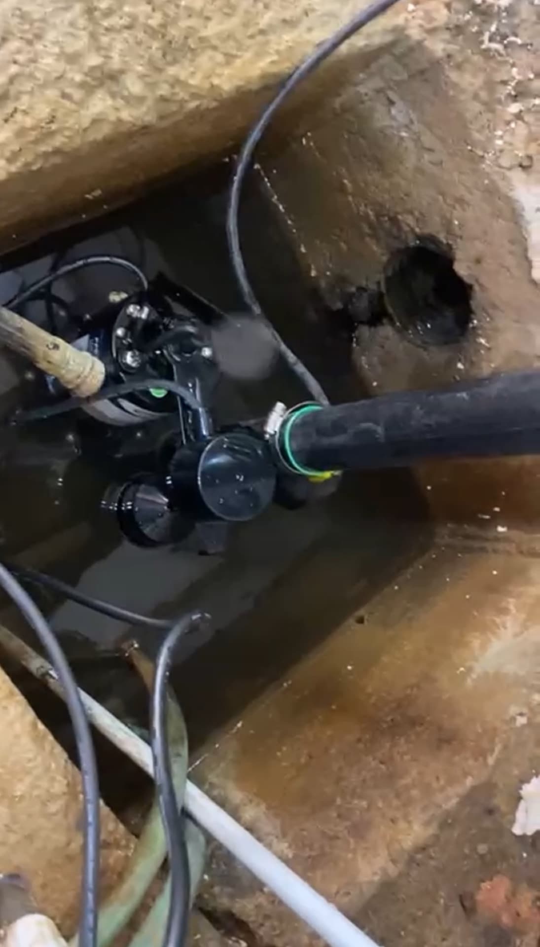 Sump pump installation
