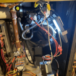 HVAC repair job done by HVAC contractor: Relica Comforts.