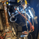 HVAC repair job done by HVAC contractor: Relica Comforts.